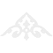 Ekena Millwork Pitch Whitman Architectural Grade PVC Gable Pediment, 48"W x 22"H x 1"P (11/12) GPP048X022X100WHI - alternate 4